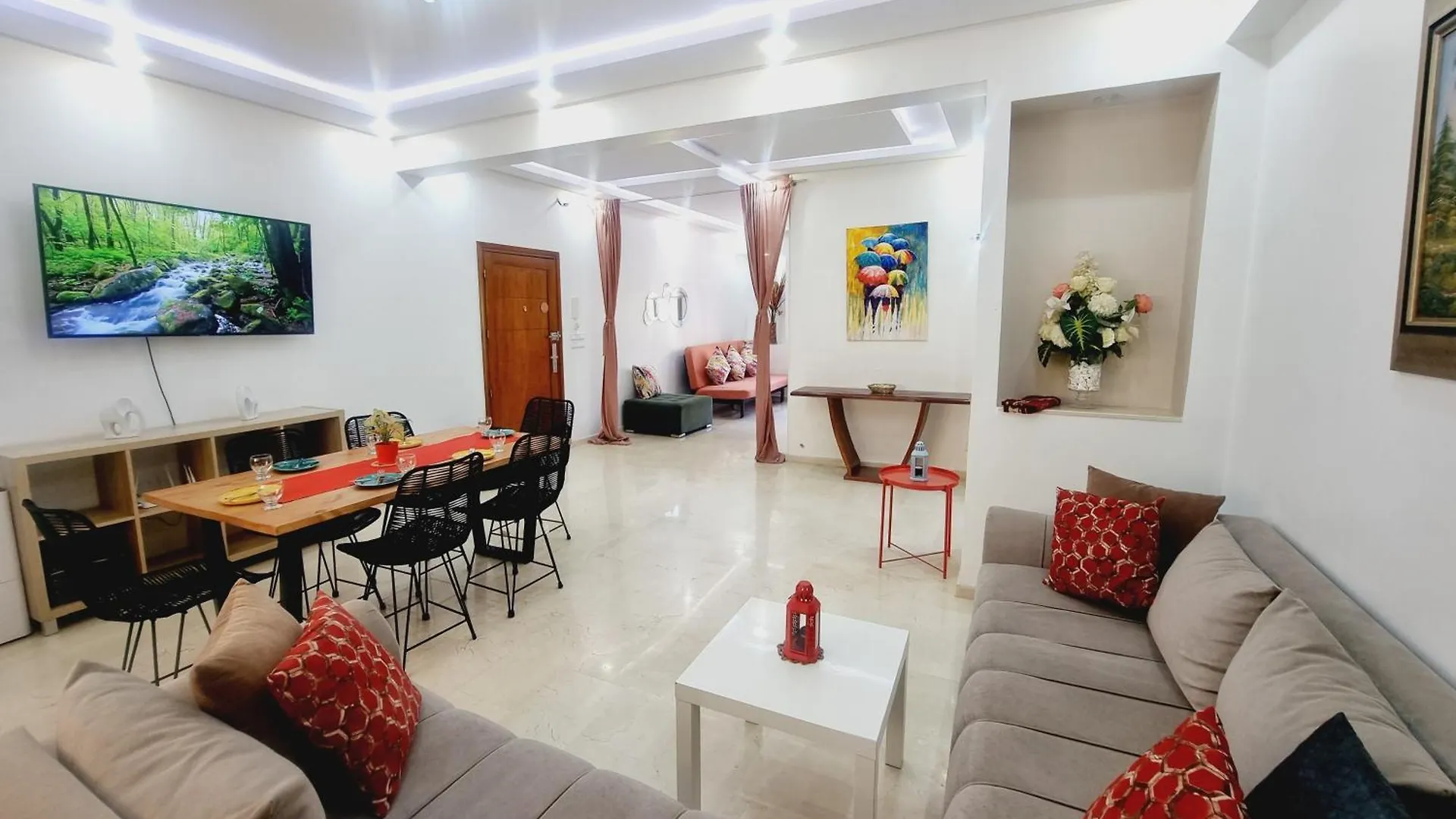Happy Family Stay With Garden View Casablanca Apartment